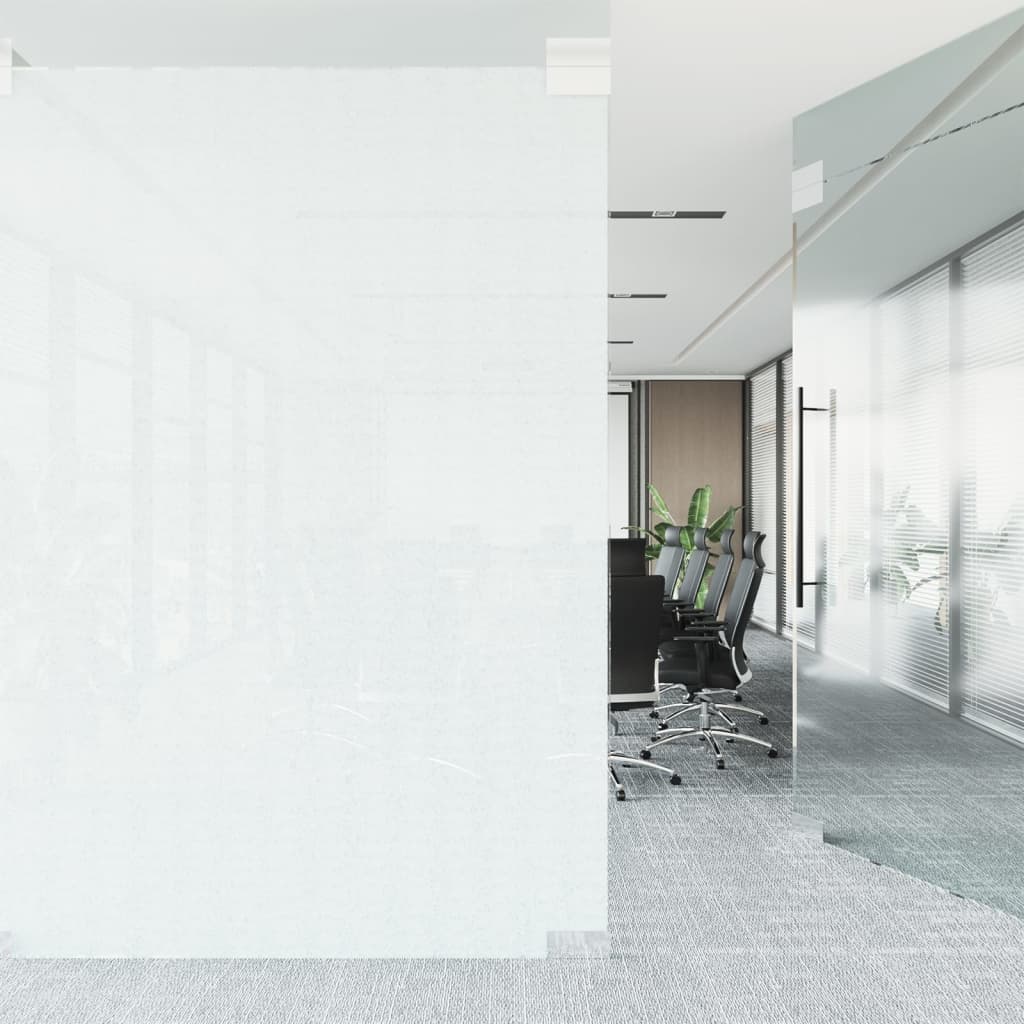 Vidaxl raamfolie mat 90 x 1000 cm pvc wit
