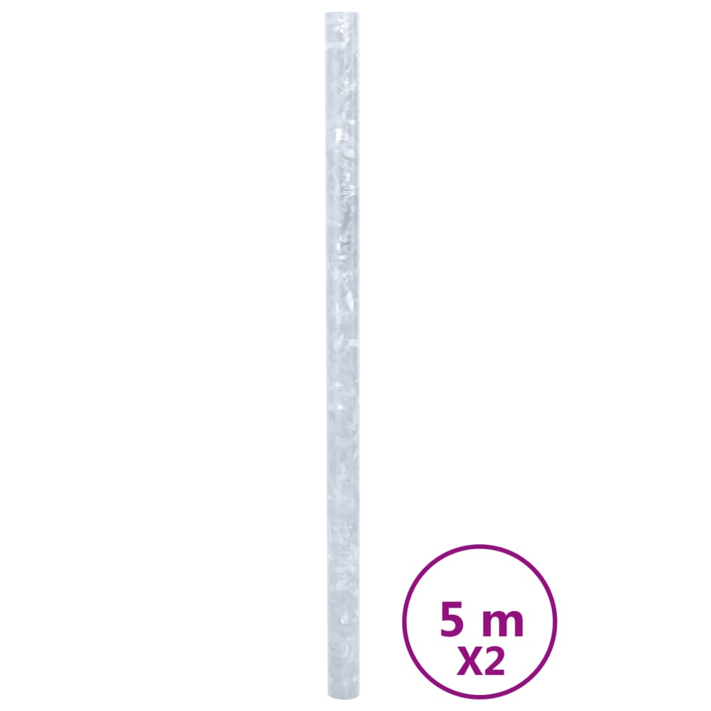 Vidaxl raamfolies 2 st mat bloemenpatroon pvc