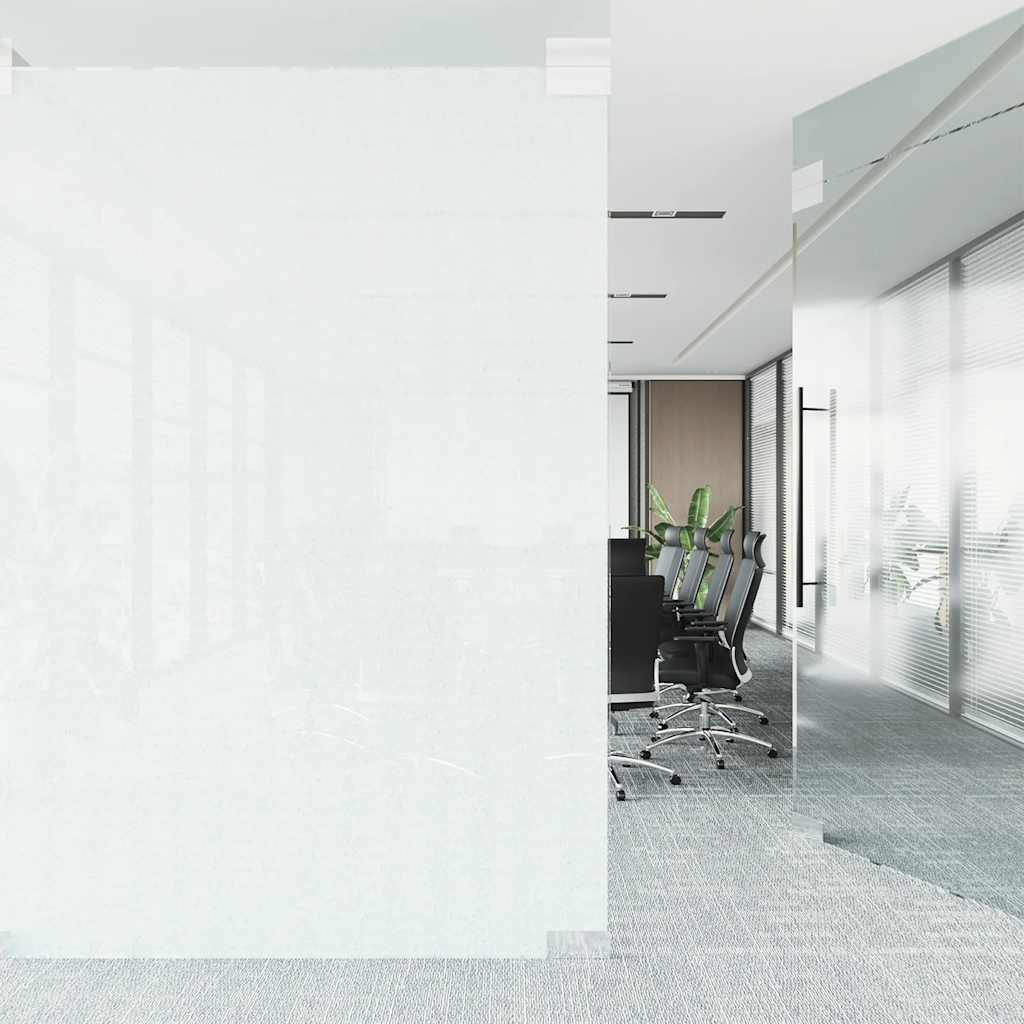 Vidaxl raamfolie statisch mat wit 60x2000 cm pvc
