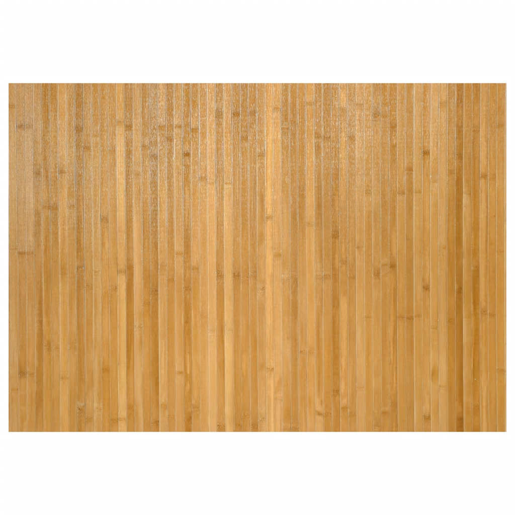 Vidaxl vloerkleed rechthoekig 70x100 cm bamboe naturel