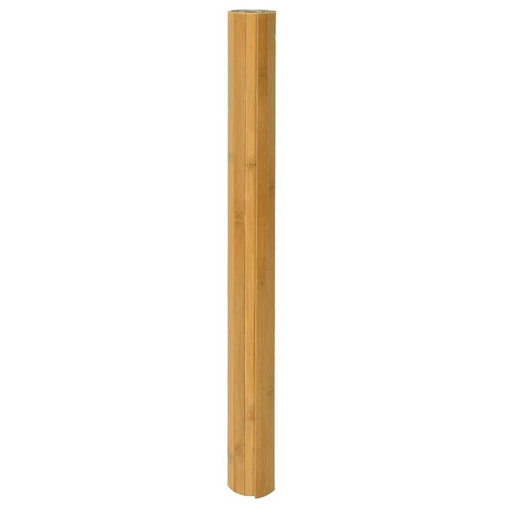 Vidaxl vloerkleed rechthoekig 80x200 cm bamboe naturel