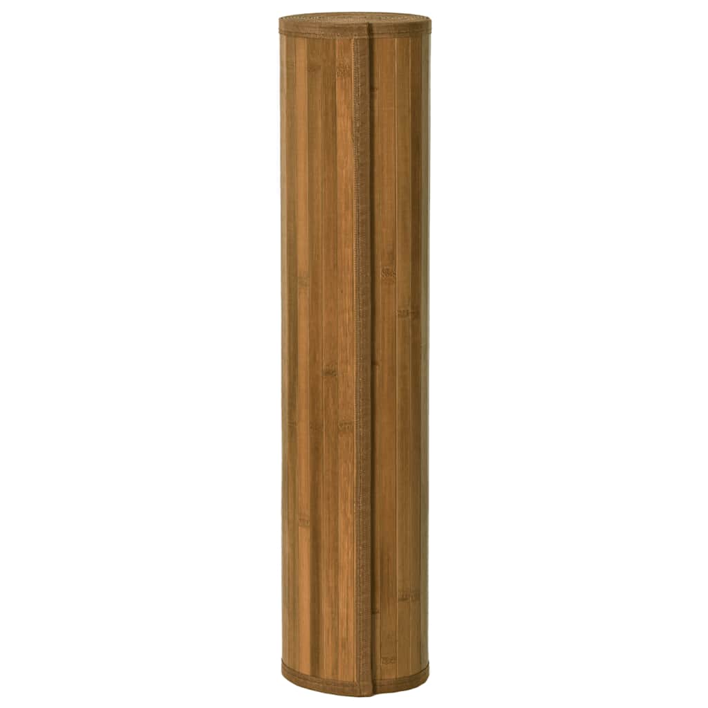 Vidaxl vloerkleed rechthoekig 80x400 cm bamboe bruin