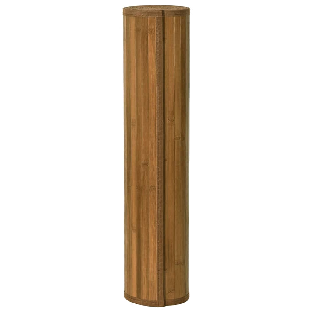 Vidaxl vloerkleed rechthoekig 100x400 cm bamboe bruin