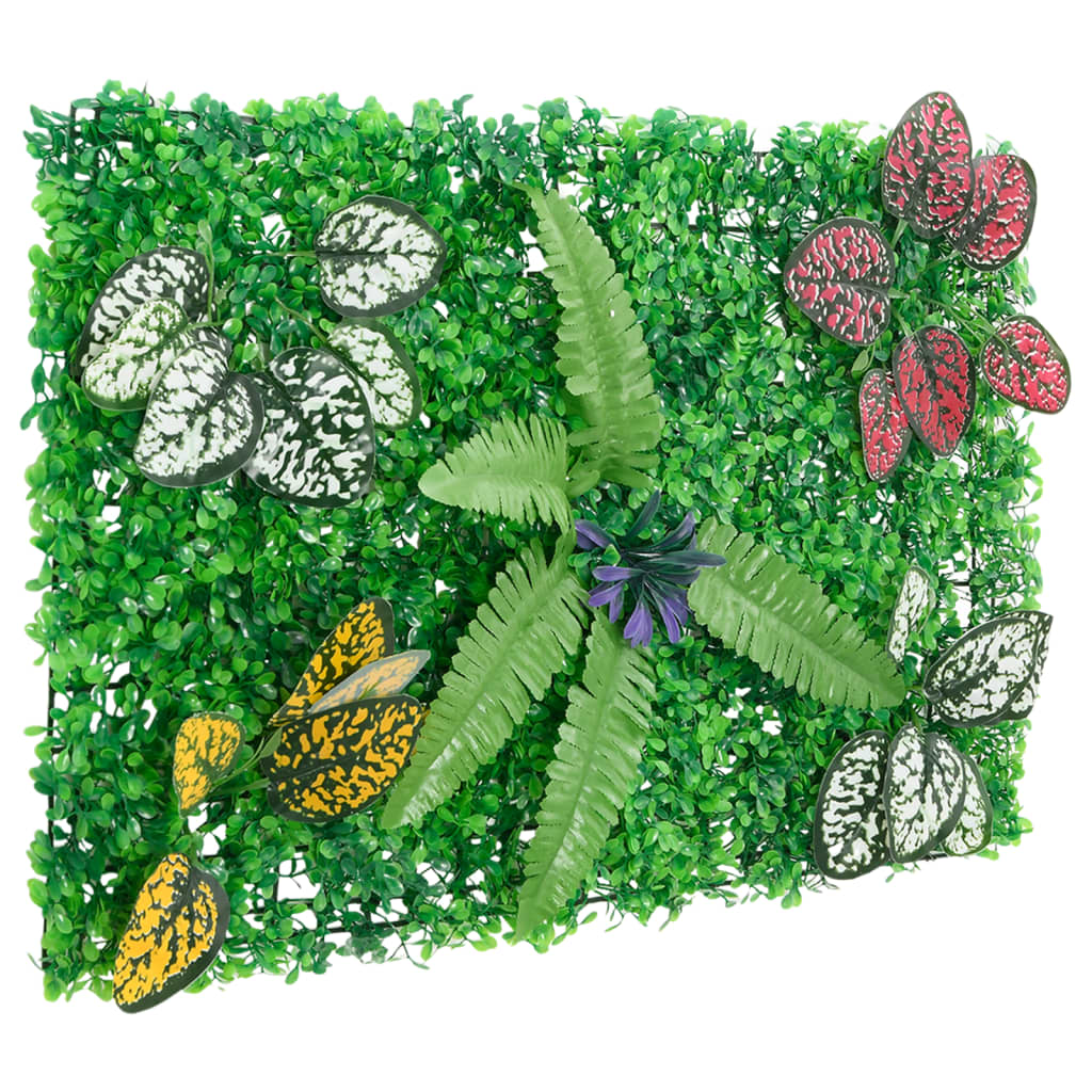 Vidaxl hek met kunstplanten 6 st 40x60 cm groen