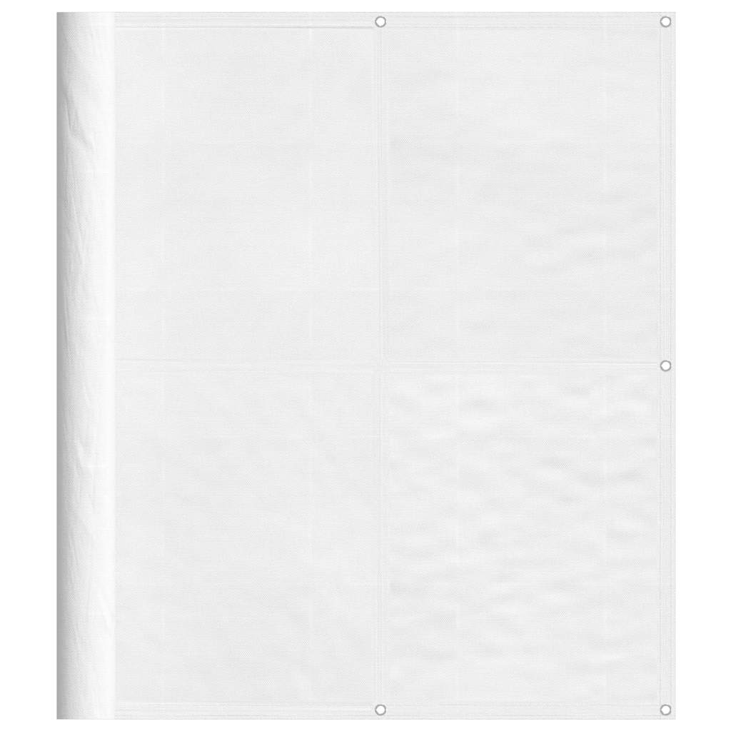 Vidaxl balkonscherm 120x800 cm 100% oxford polyester wit