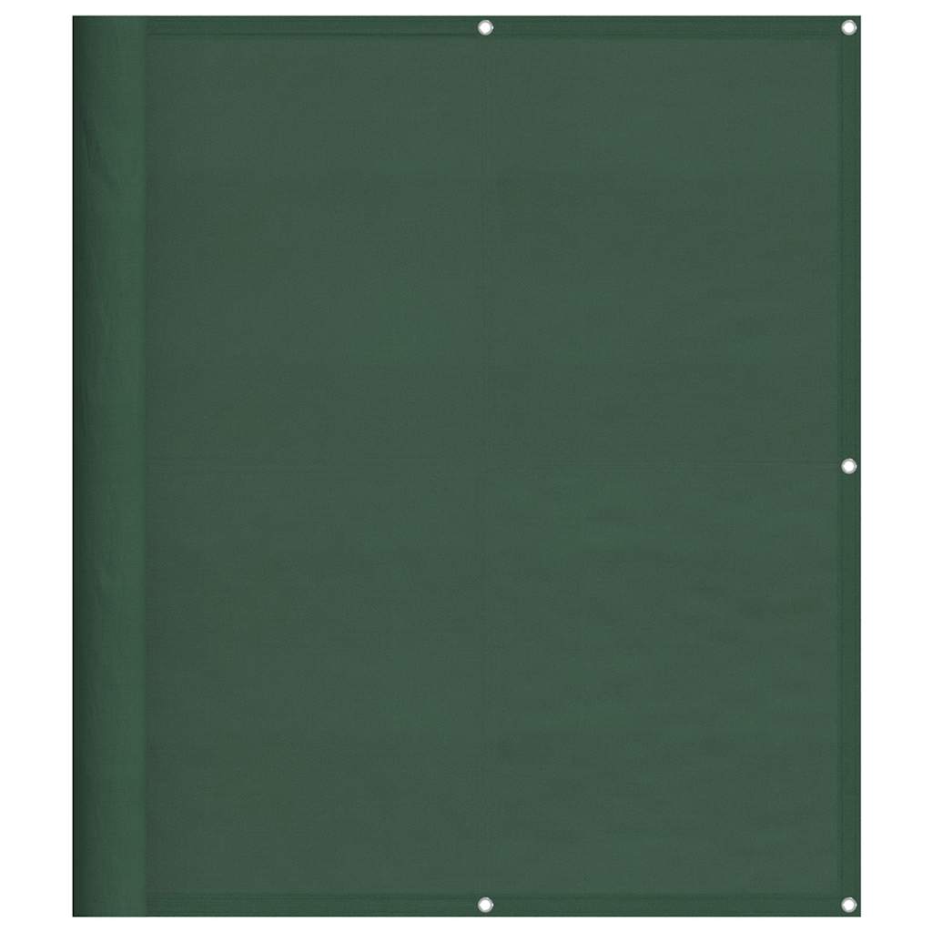 Vidaxl balkonscherm 120x800 cm 100% oxford polyester donkergroen