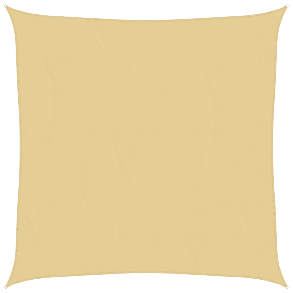 Vidaxl zonnezeil 4,5x4,5 m 100% polyester oxford zandkleurig