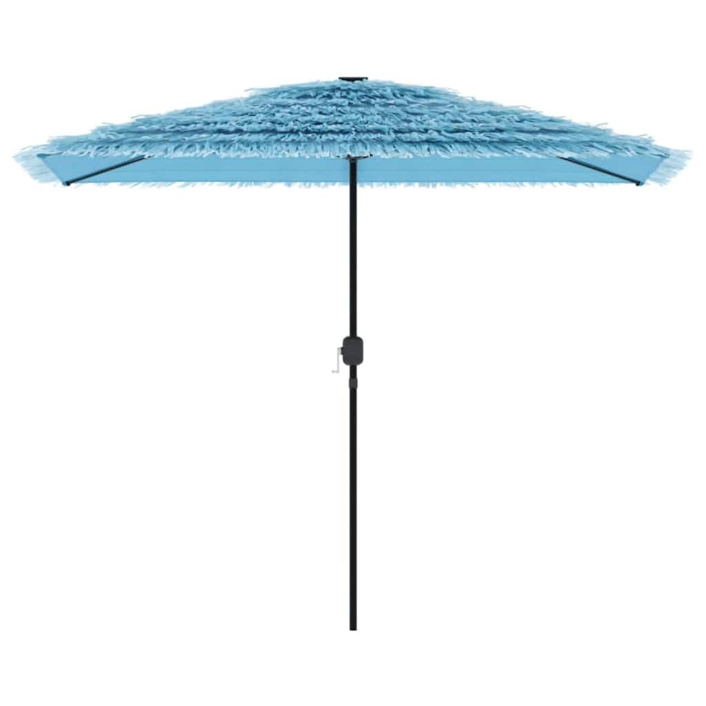 Vidaxl parasol met stalen paal 300x200x250 cm blauw