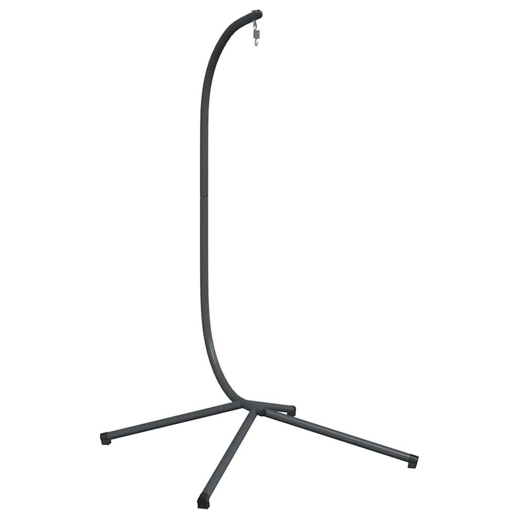 Vidaxl hangende egg chair standaard zonder mand antraciet staal