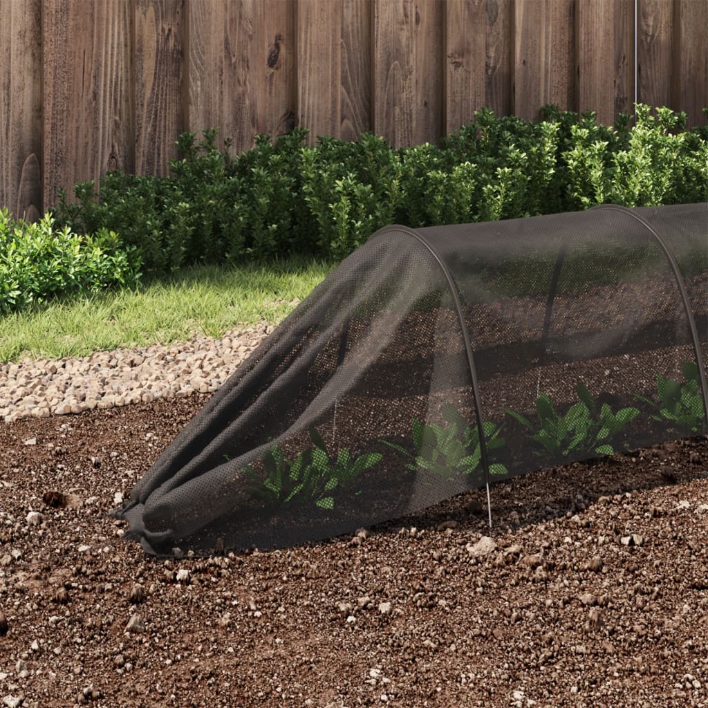 Vidaxl kweektunnels 3 st staal en polyetheen zwart