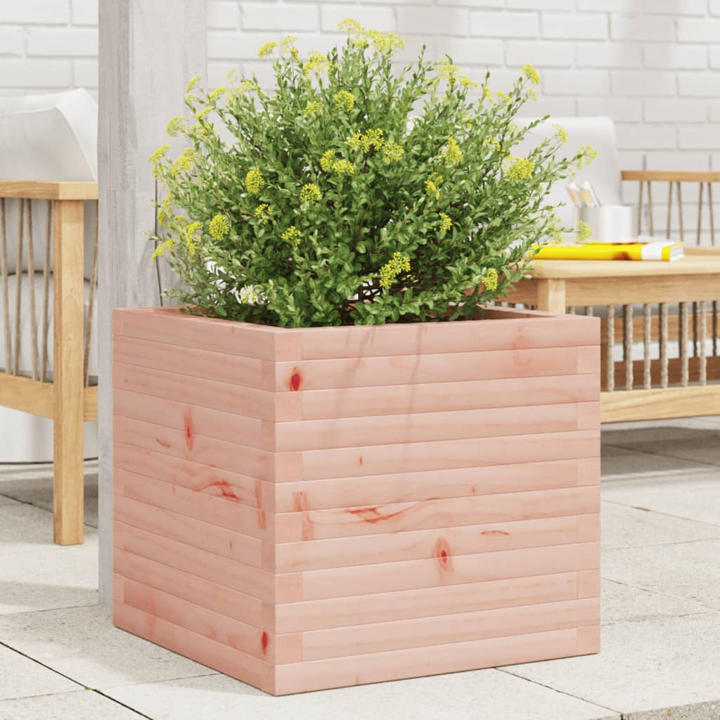 Vidaxl plantenbak 50x50x46 cm massief douglashout