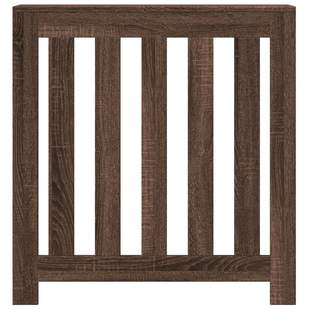Vidaxl radiatorombouw 78x20x82 cm bewerkt hout bruin eikenkleurig