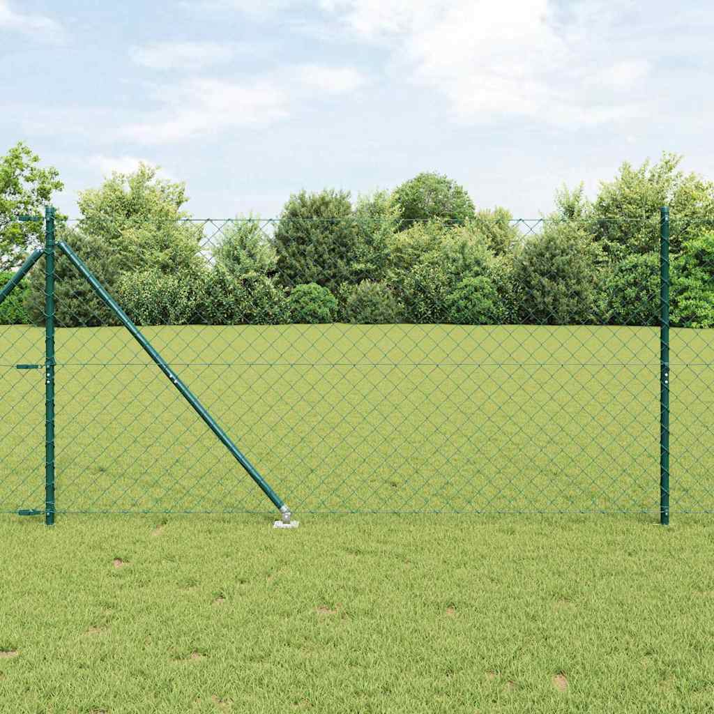 Vidaxl afrasteringspaal groen 10 x 1,2 m (60 x 60 mm gaas)