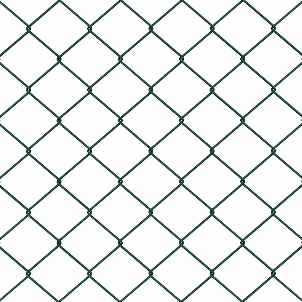 Vidaxl afrasteringspaal groen 10 x 1,4 m (40 x 40 mm gaas)
