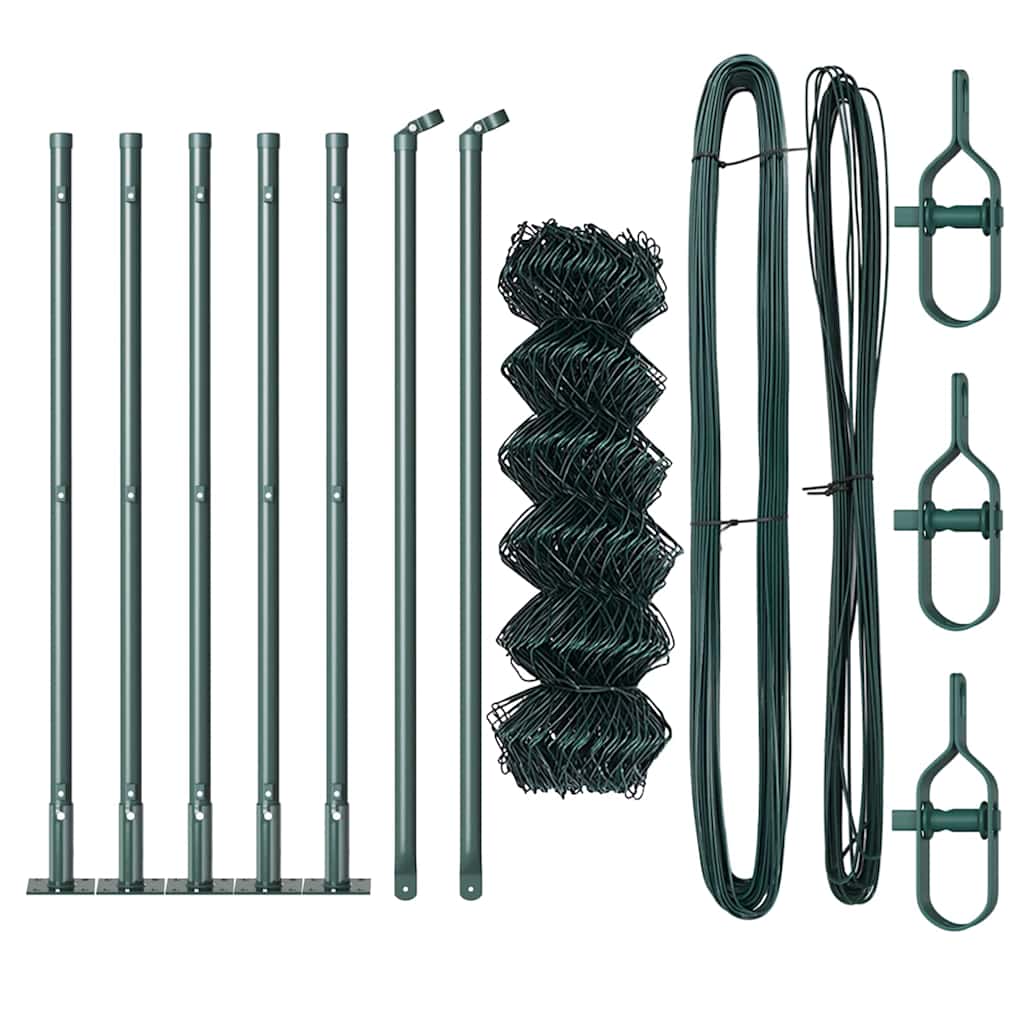 Vidaxl afrasteringspaal groen 10 x 0,6 m (60 x 60 mm gaas)
