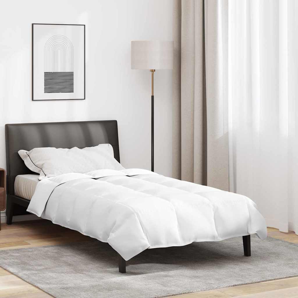 Vidaxl winter dekbed wit 155 x 220 cm veren