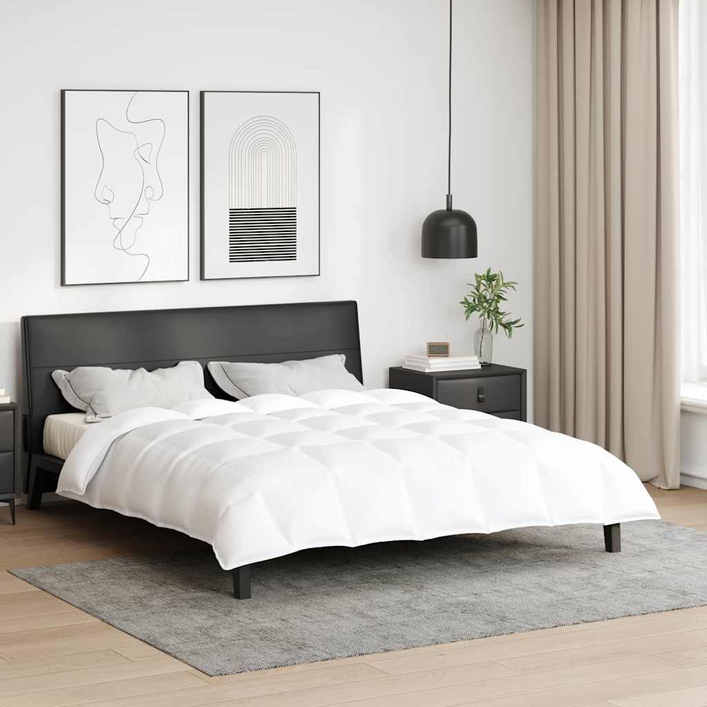 Vidaxl winter dekbed wit 260 x 220 cm veren