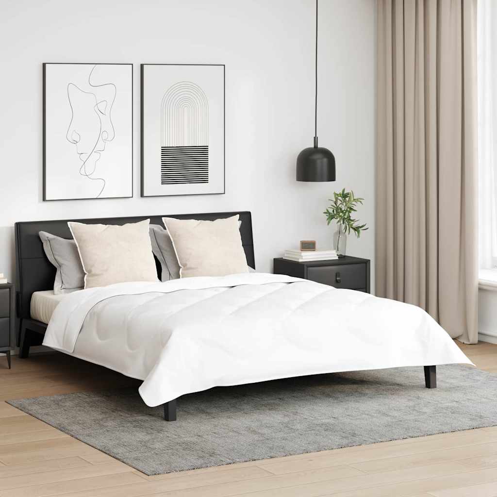 Vidaxl hoofdkussen met kussen 2 pcs wit 60 x 70 cm veren