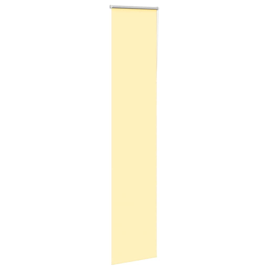 Vidaxl rolgordijn verduisterend 60x210 cm stofbreedte 55,7 cm geel