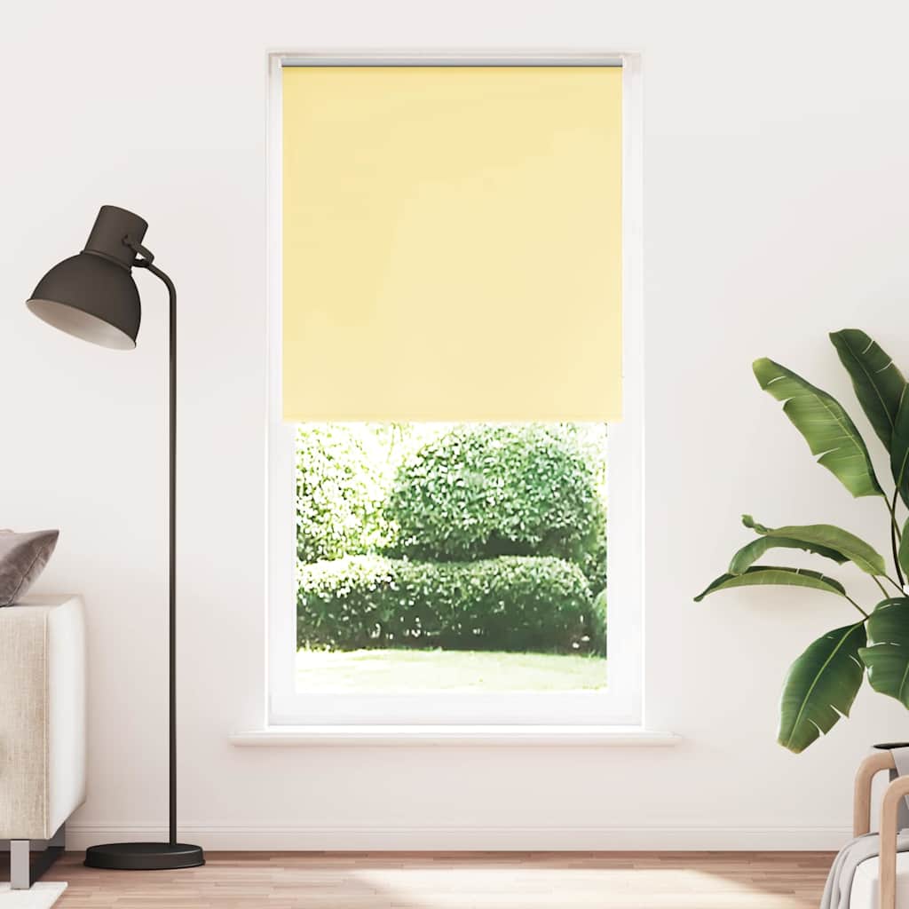 Vidaxl rolgordijn verduisterend 110x210 cm stofbreedte 105,7 cm geel