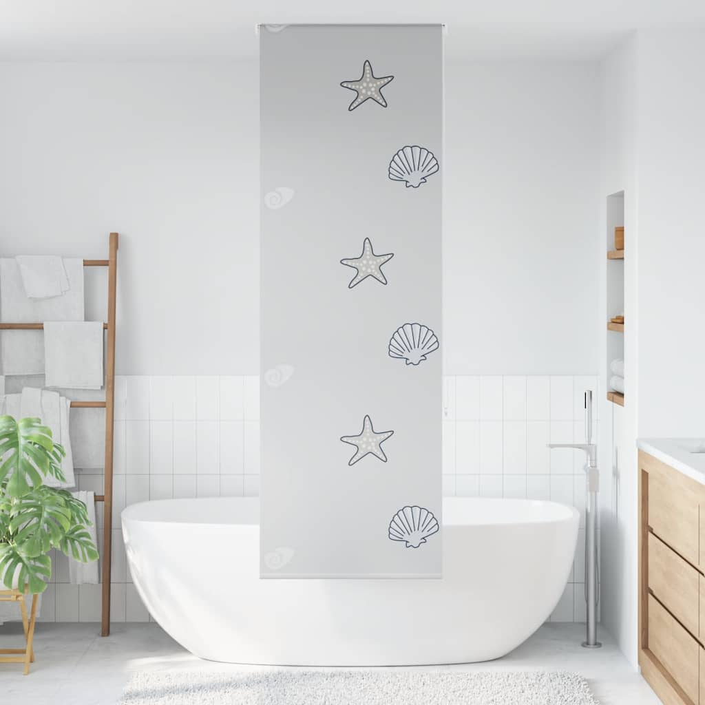 Vidaxl doucherolgordijn 60x240 cm stofbreedte 56 cm