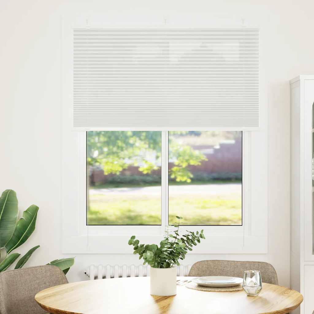 Vidaxl plissé rolgordijn 105x100 cm stofbreedte 104,4 cm polyester