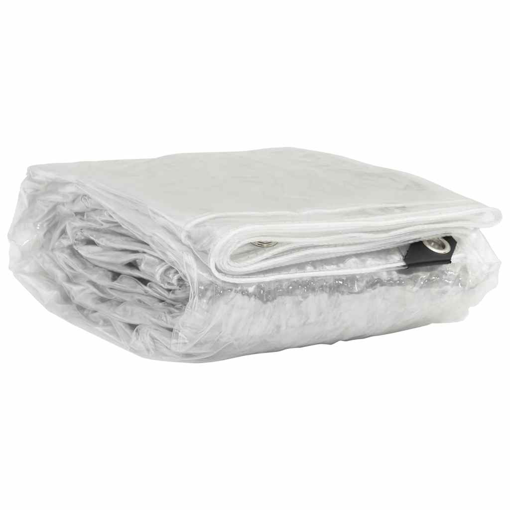 Vidaxl plantenafdekking met zeilringen 2x5 m pvc