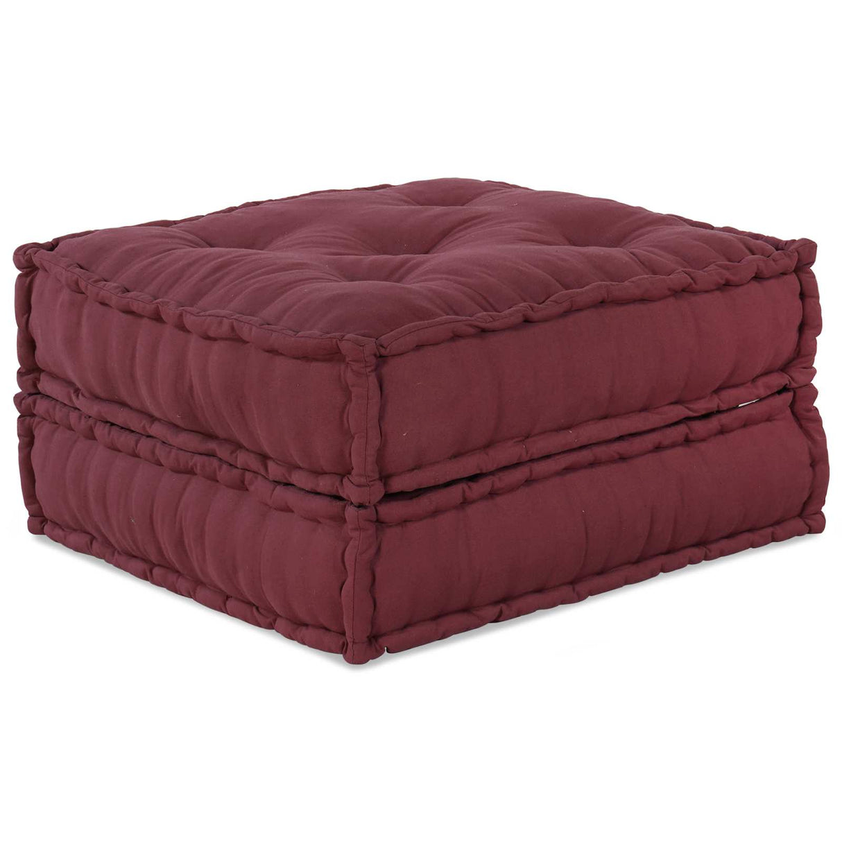 Vidaxl modulair bank 2 pcs bordeaux 140 x 70 x 36 cm stof