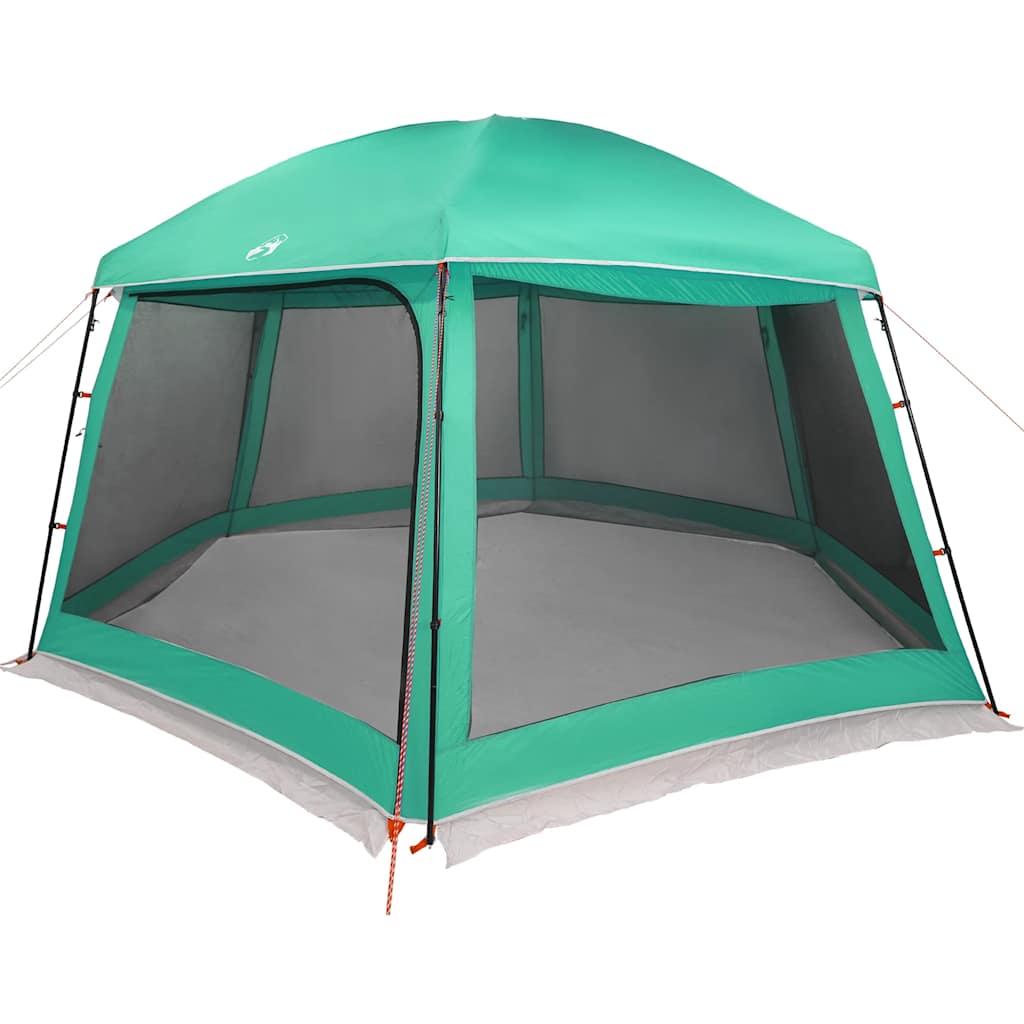 Vidaxl zwembadtent uitneembare buiten- gaaswanden 512x458 cm zeegroen