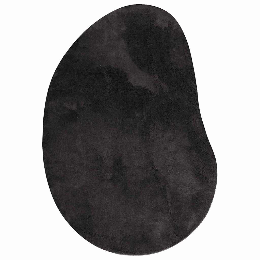 Vidaxl vloerkleden huarte zwart 100 x 200 cm polyester