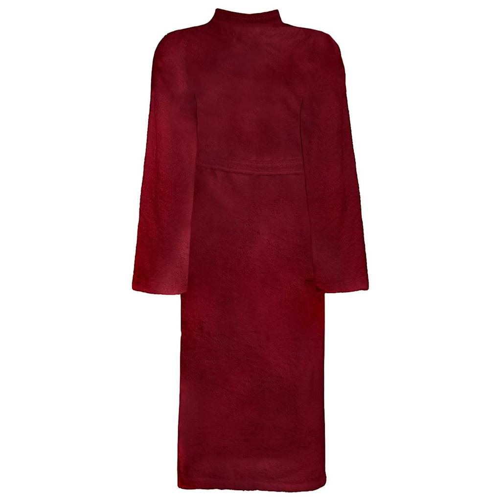 Vidaxl badjas kinn rood xl katoen