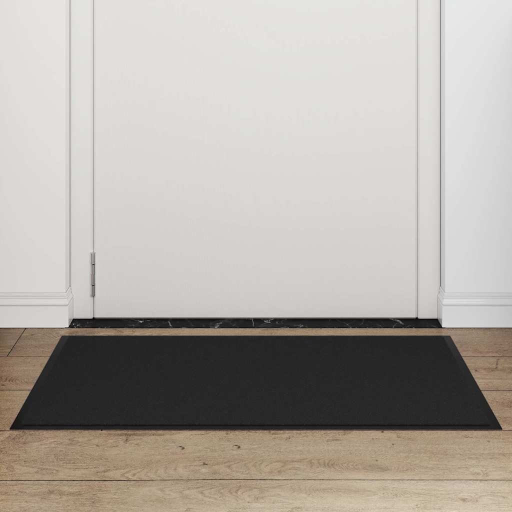 Vidaxl deurmat 60x90 cm zwart