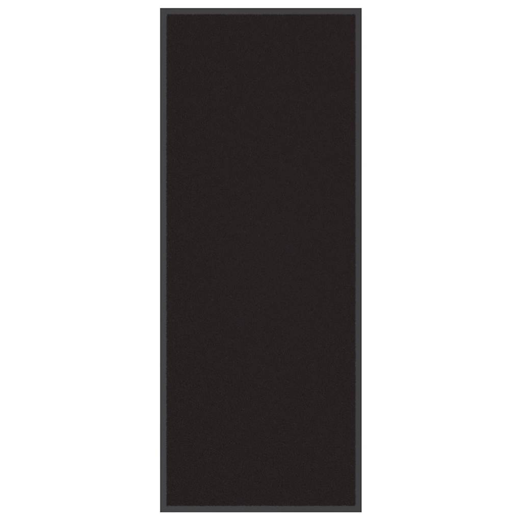 Vidaxl deurmat 60x150 cm zwart