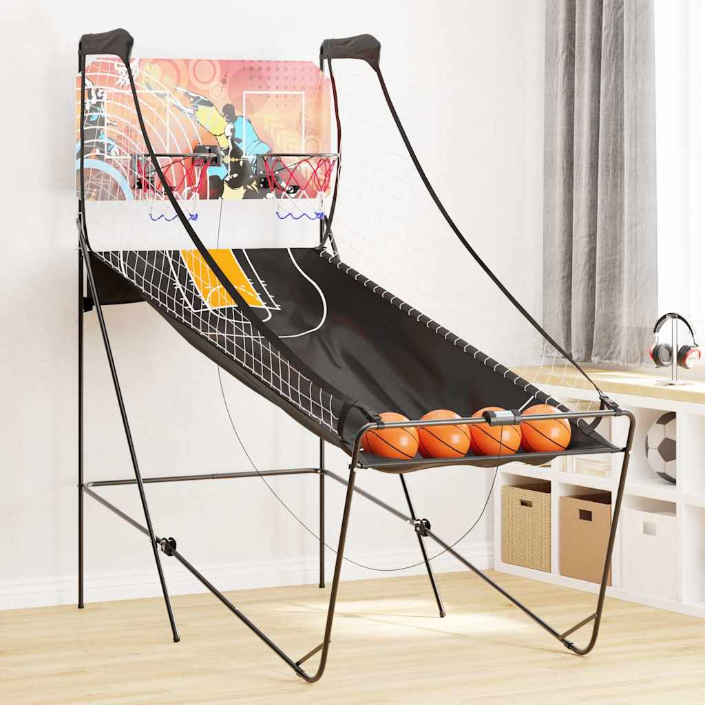 Vidaxl basketbal arcade met 4 ballen voor 2 spelers