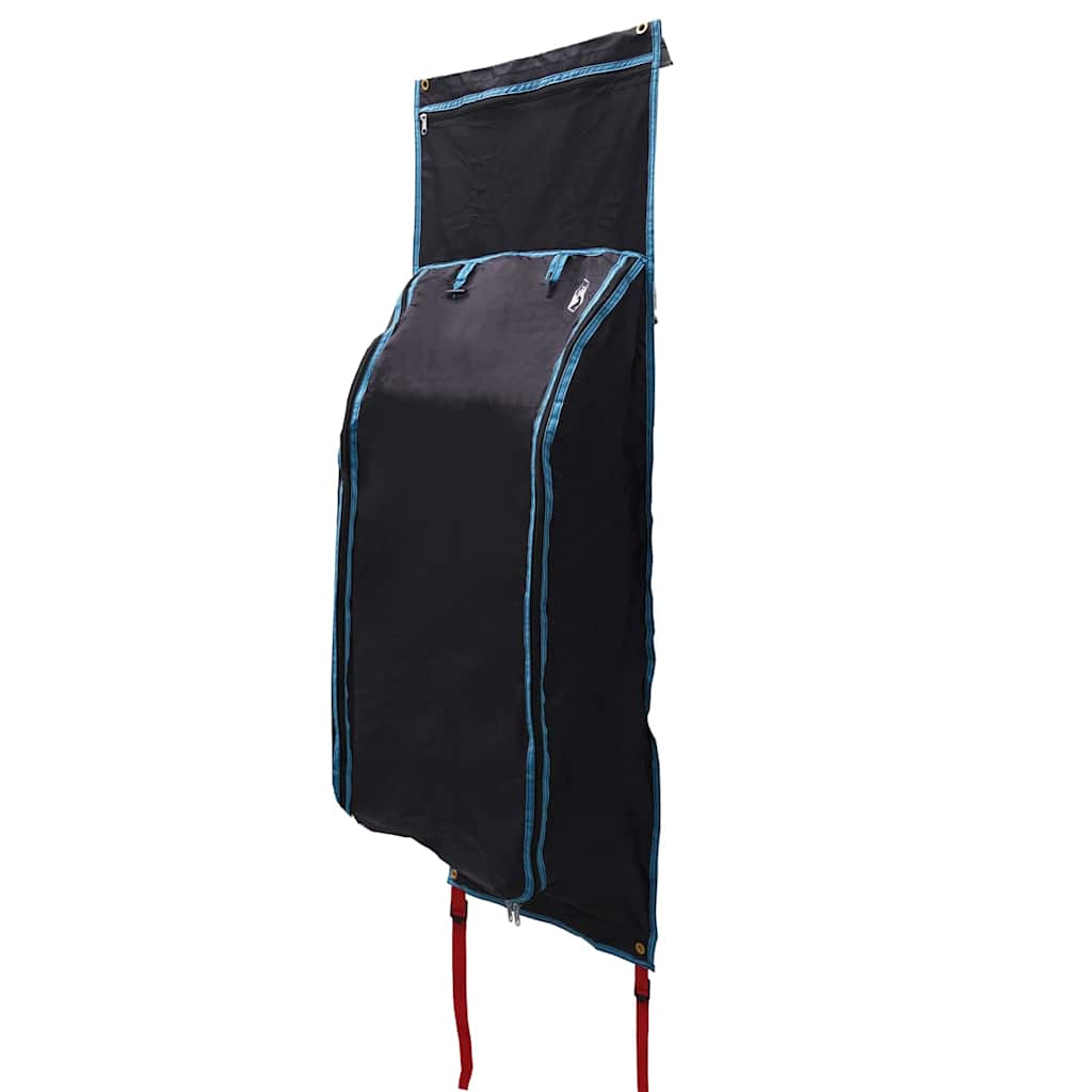 Vidaxl opslagzak met opslag zwart en blauw 140 x 43 cm oxford