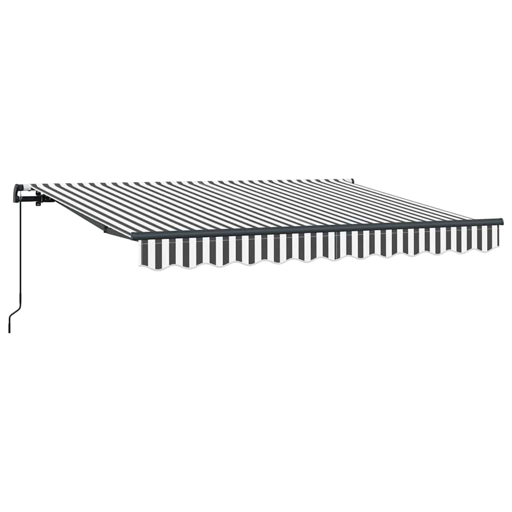 Vidaxl inklapbaar zonnescherm antraciet 250 x 200 cm stof