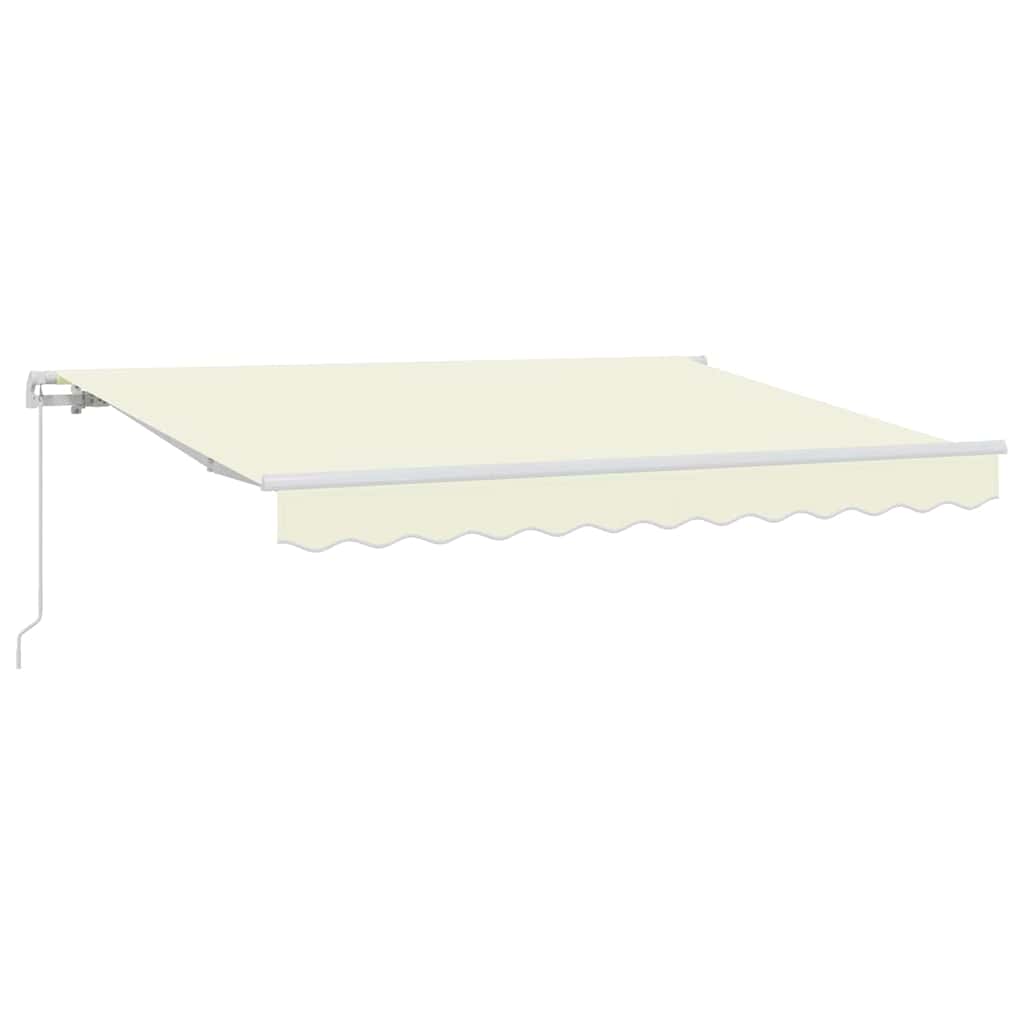 Vidaxl inklapbaar zonnescherm crème 300 x 200 cm stof