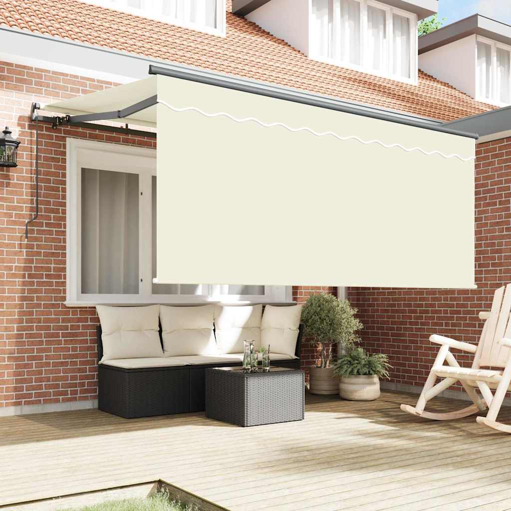 Vidaxl inklapbaar zonnescherm crème 300 x 200 cm