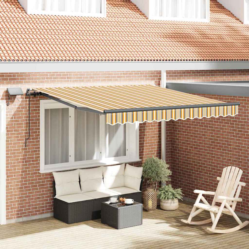 Vidaxl inklapbaar zonnescherm multikleur 300 x 250 cm stof