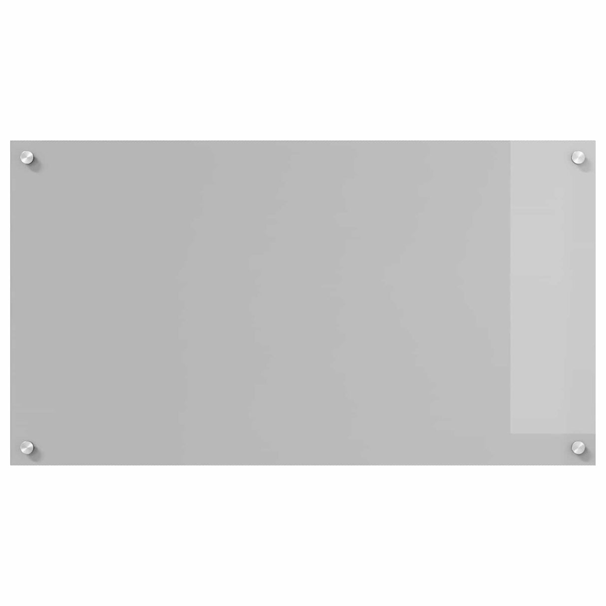 Vidaxl keuken spatscherm lichtgrijs 90 x 50 cm gehard glas