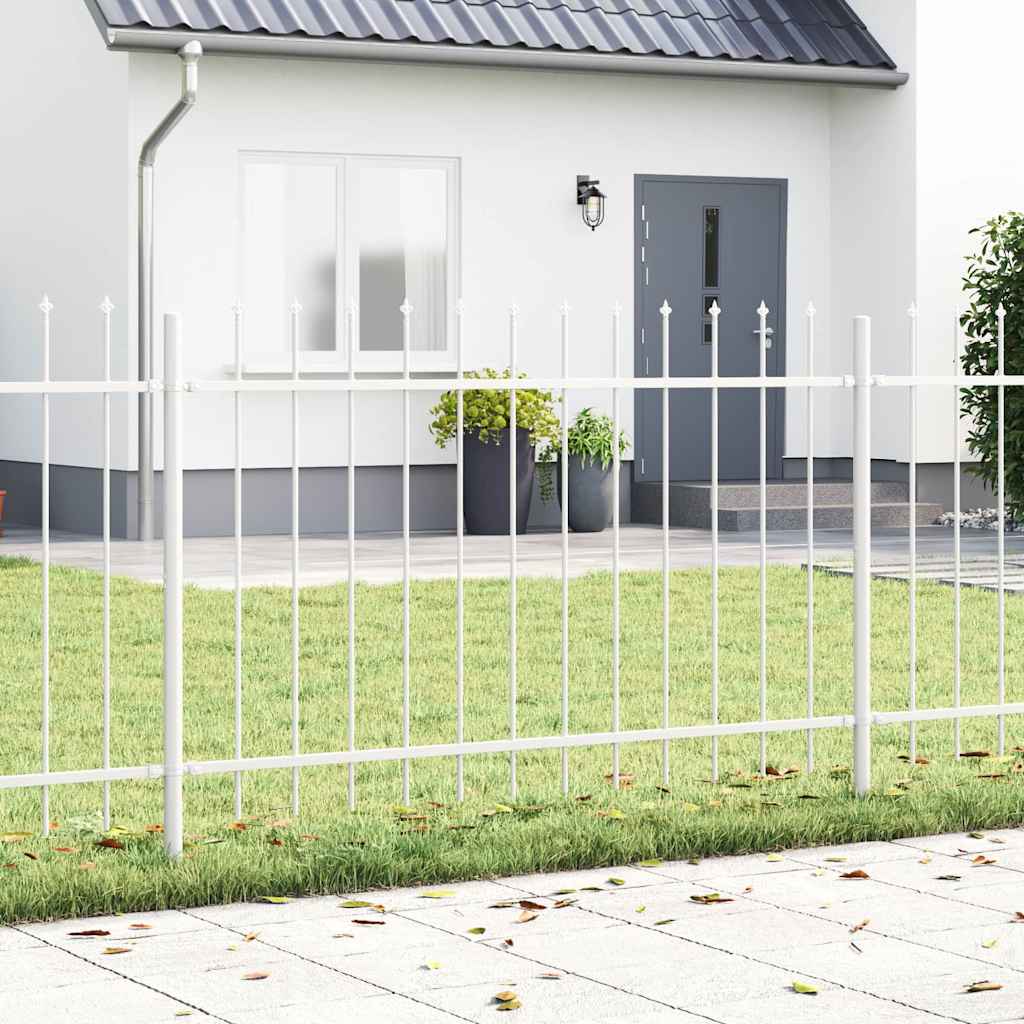 Vidaxl tuinhek wit 1,7 x 1,2 m poedercoating staal