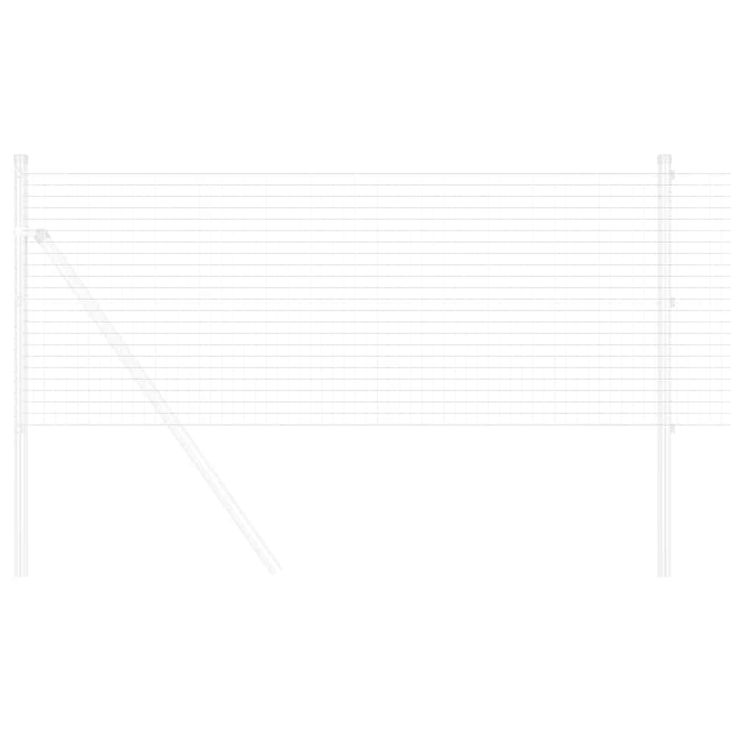Vidaxl gelaste draadhek zilver 0.4 x 10 m