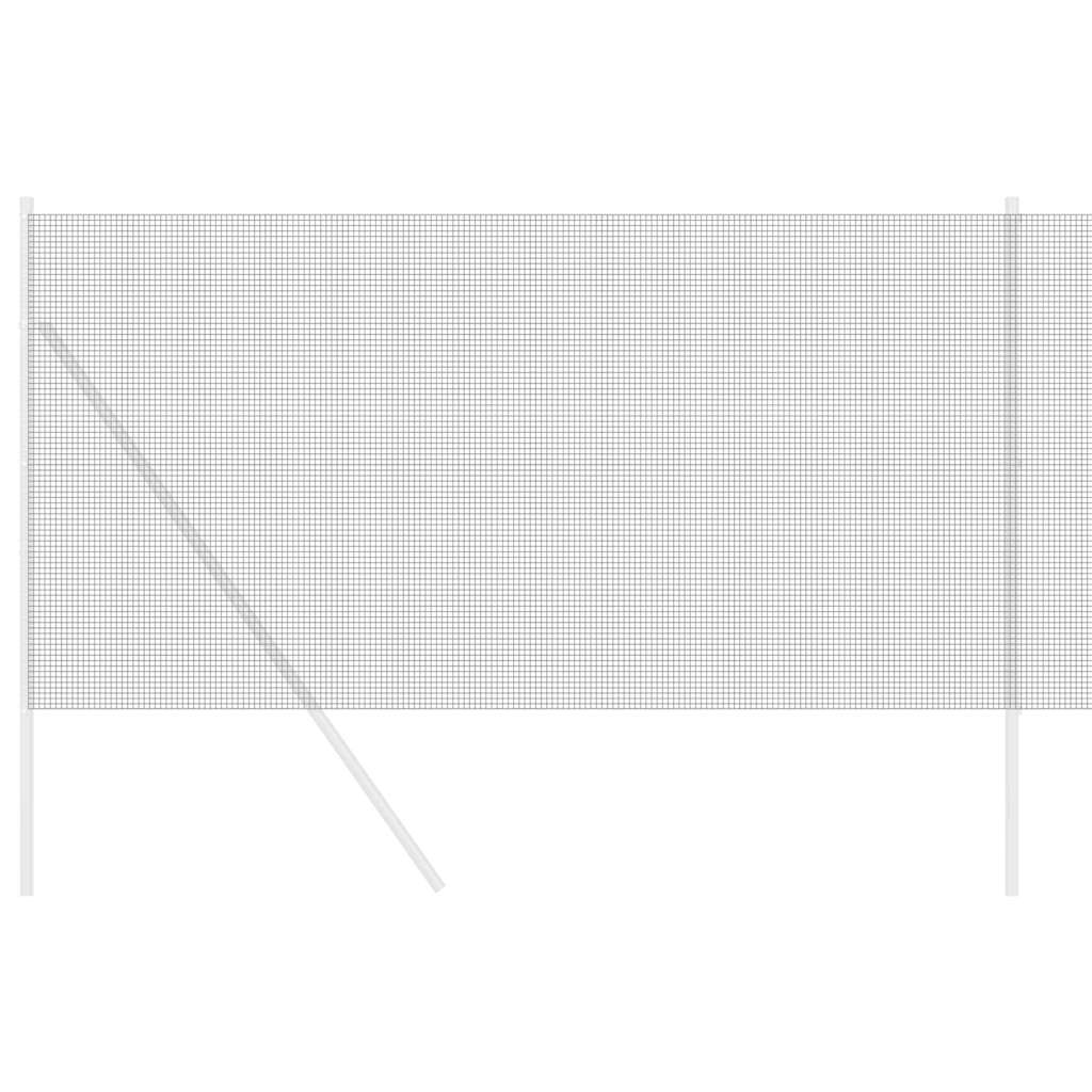 Vidaxl gelaste draadhek grijs 1.4 x 25 m