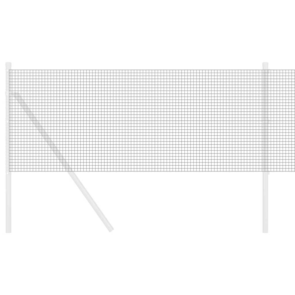 Vidaxl gelaste draadhek grijs 0.6 x 50 m