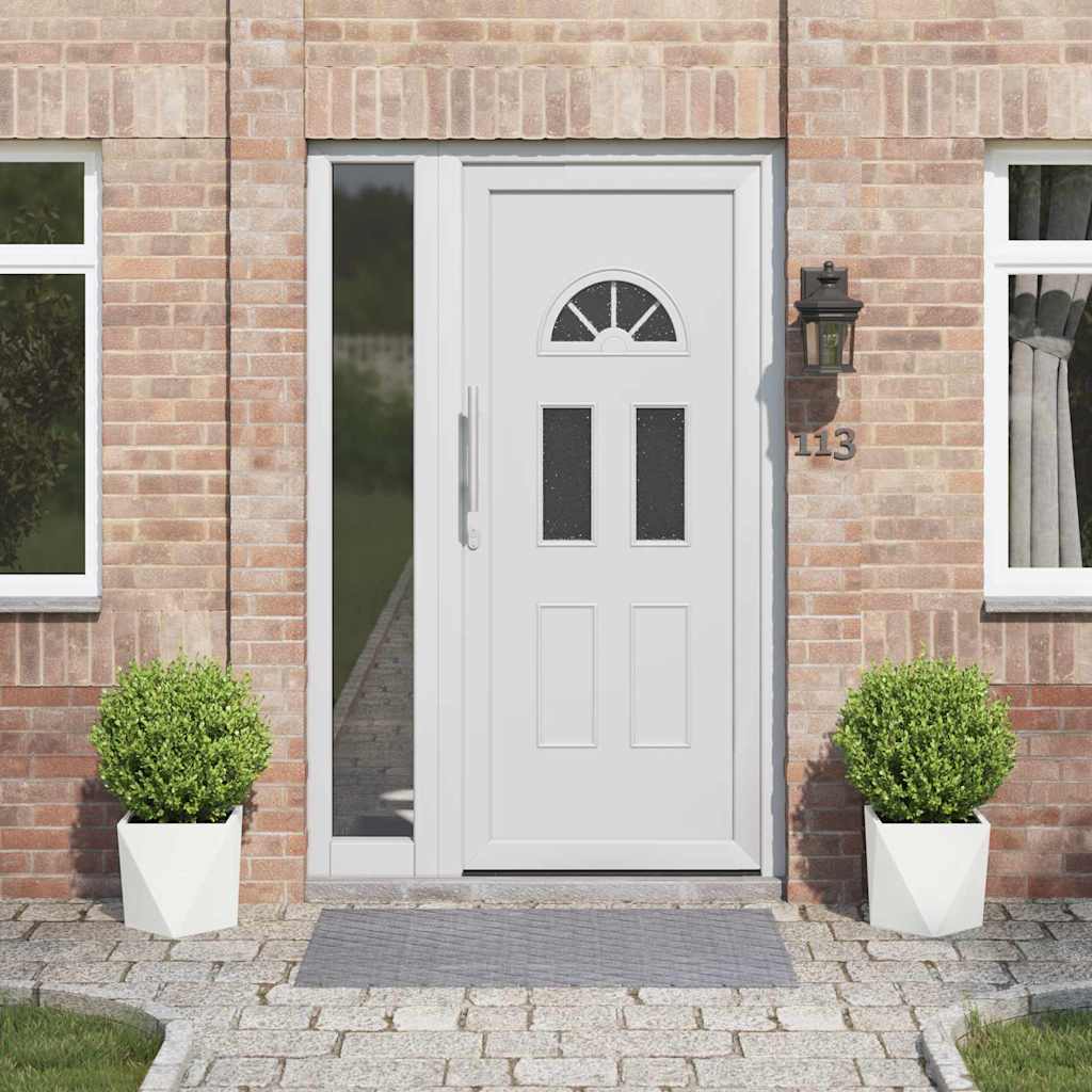 Vidaxl plantenbak 2 pcs wit 30 x 30 x 30 cm staal