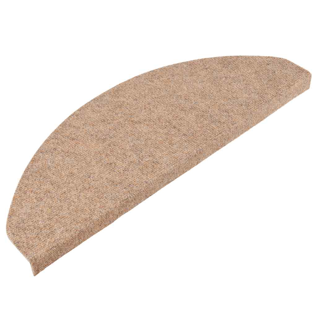 Vidaxl trapmatten zelfklevend 20 st 65x22,5x3,5 cm beige