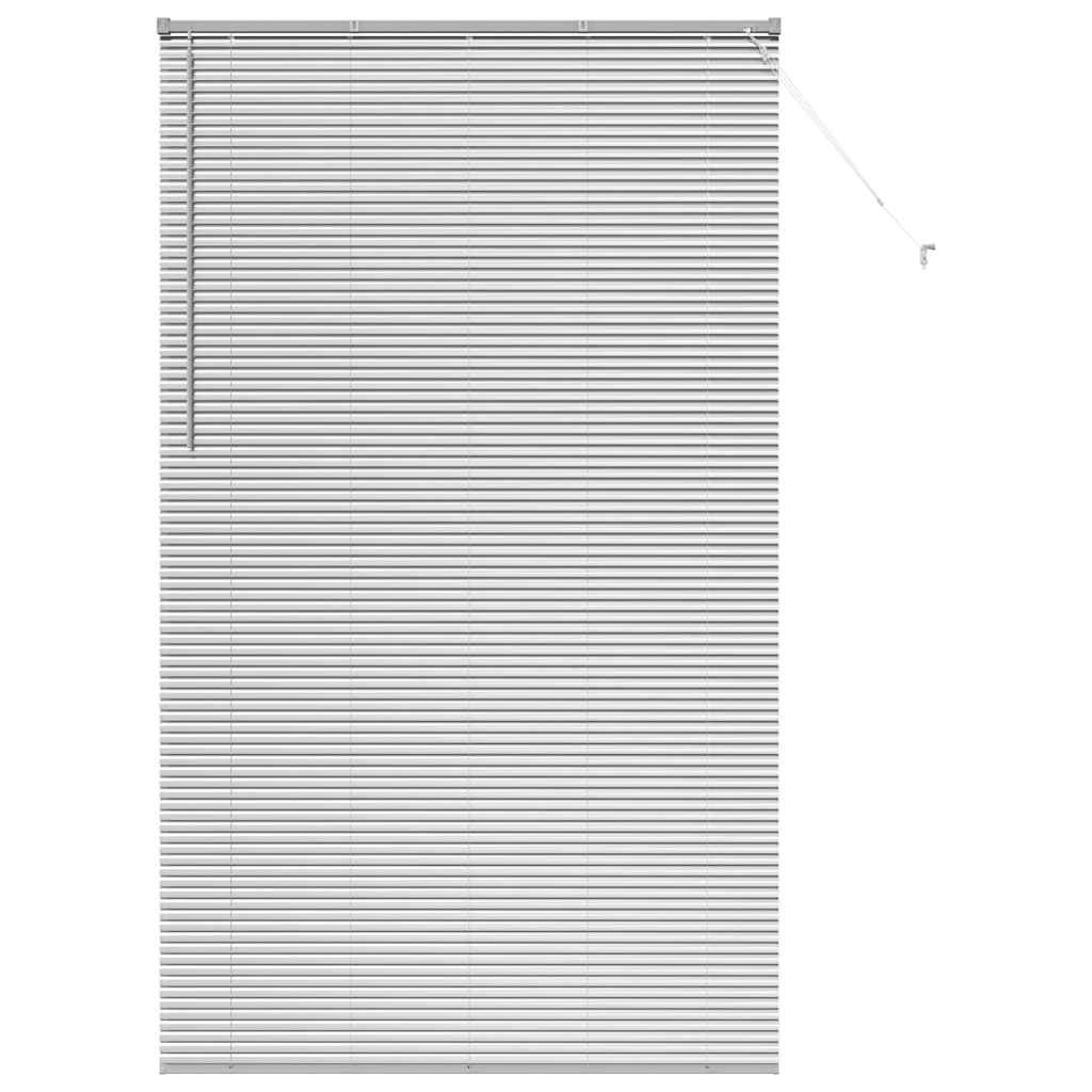 Vidaxl venetiaanse jaloezieën zilver 220 x 125 cm aluminium