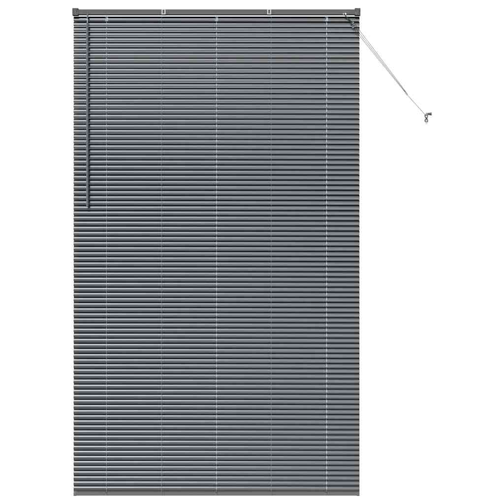 Vidaxl venetiaanse jaloezieën donkergrijs 220 x 130 cm aluminium