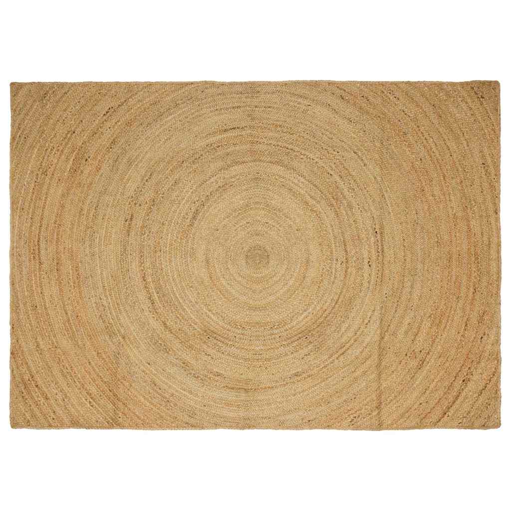 Vidaxl vloerkleden rechthoekig bruin 160 x 230 cm jute