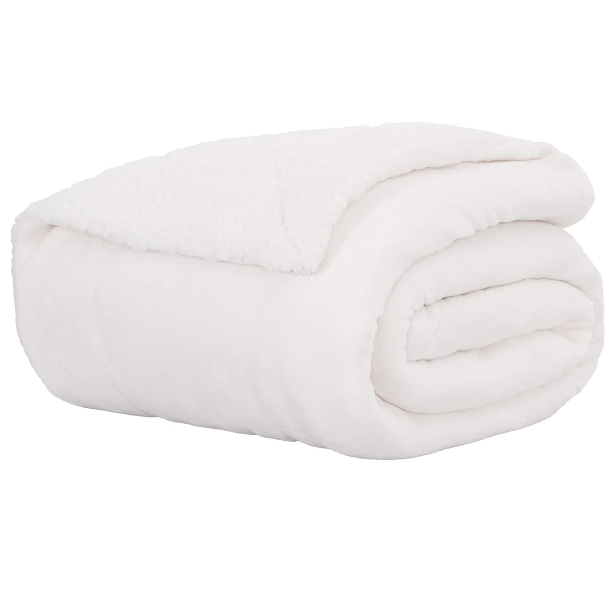Vidaxl gooi deken wit 150 x 200 cm fleece
